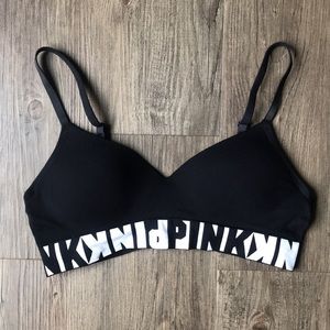 Victoria’s Secret PINK Cool & Comfy black Bra, XS